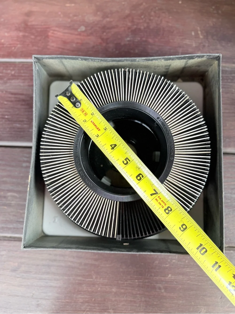 Kodak Carousel 140 Slide Tray for Kodak Slide Projector 140 Capacity w/ Clips